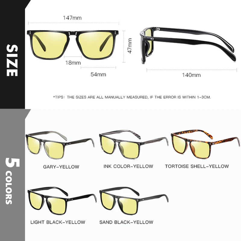 Photochromic Polarized Sunglasses