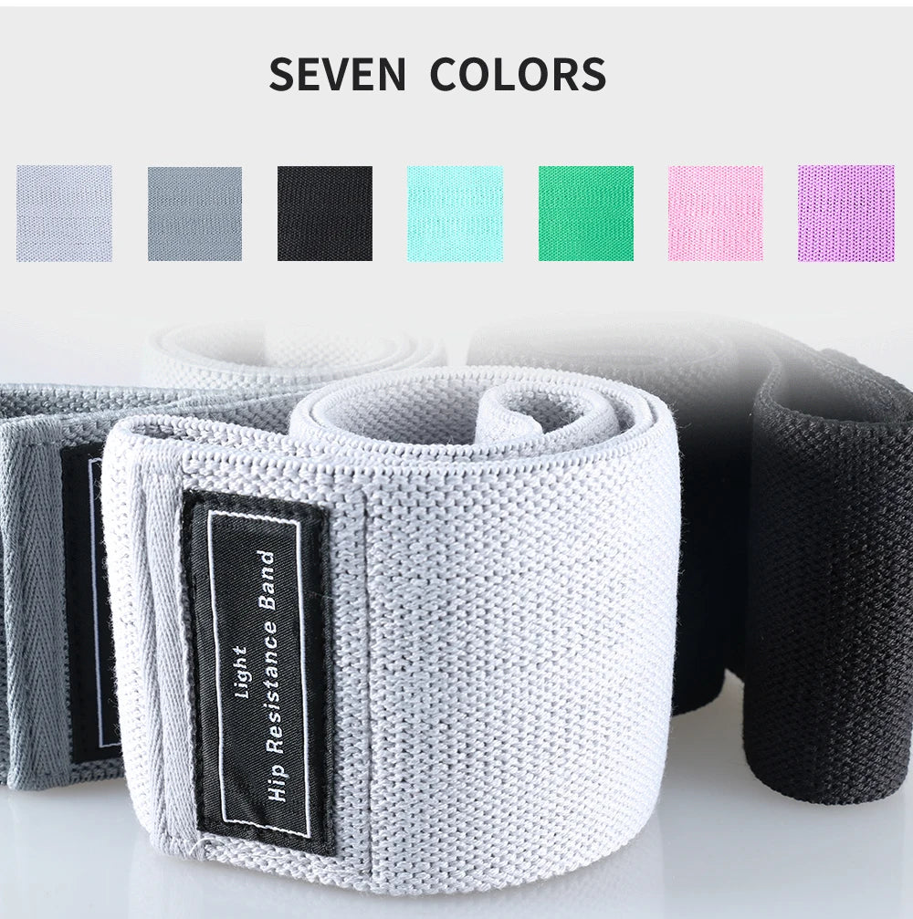 Bandas de Resistencia de 3 Niveles para Piernas y Glúteos Bandas Anchas para Ejercicios de Cadera Bandas Elásticas Antideslizantes de Bucle para Fitness