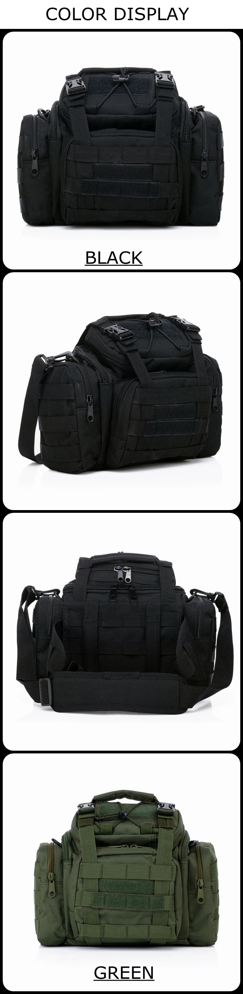Tactical Assault Gear Sling Pack Range Bag Hiking Fanny Pack Waist Bag Shoulder Backpack EDC Camera Bag MOLLE Modular Bag