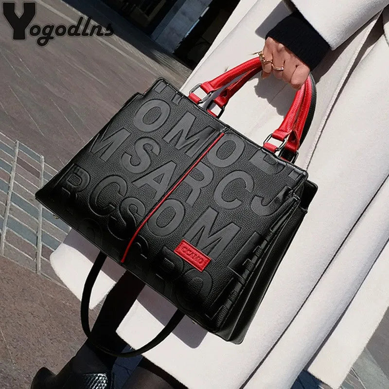 Bolso tote de piel sintética