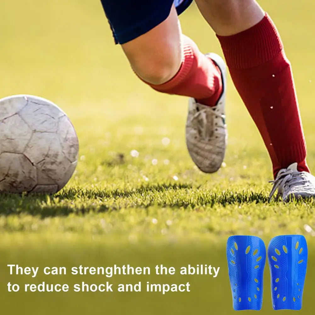 1 Pair Shin Pads for Football Protectors Pads Adult Kids Gear Breathable Sock Insert Board Training Legging Protective Gear