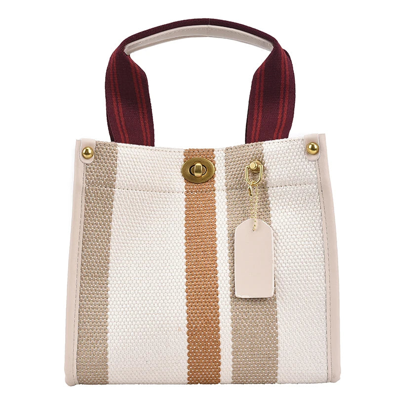 Luxury Women Canvas Handbags High Quality Ladies Large Capacity Purse Shoulder Bag Designer Female Travel Tote Messenger Bags