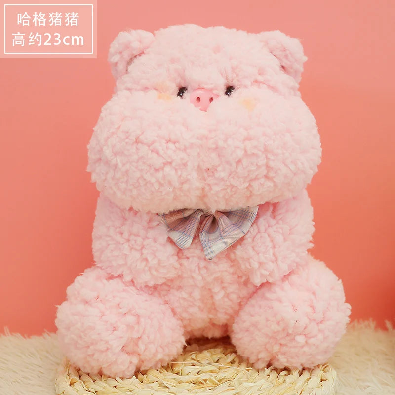 Kawaii Animals Plush Toy Soft Stuffed Lovely Tiger Rabbit Frog Teddy Bear Plush Doll Home Decor Kids Girls Birthday Day Gifts