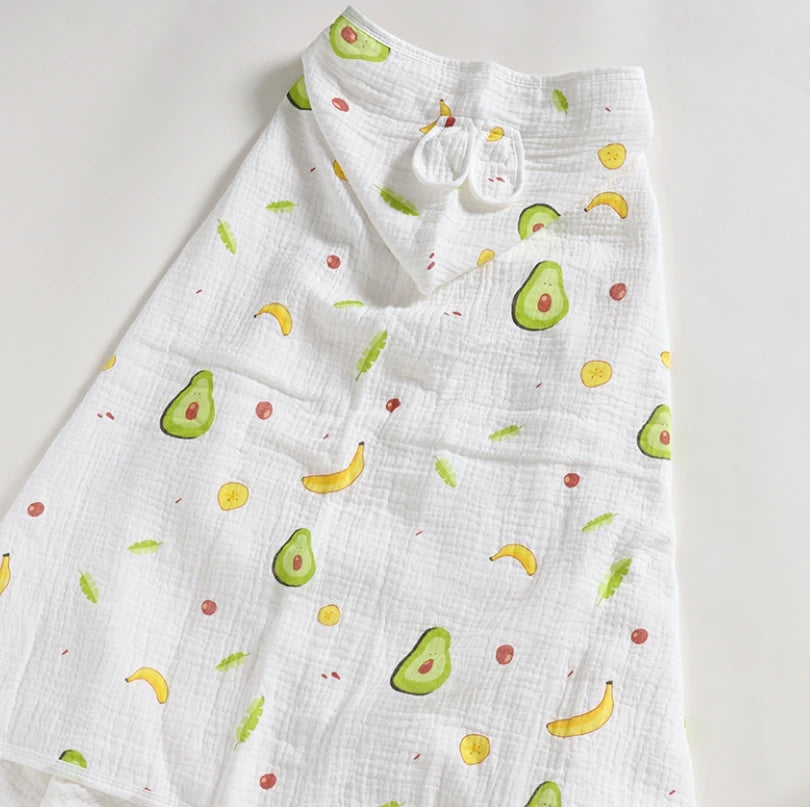 Newborn Baby Boy Girl Bathrobe Towel 100% Cotton Infant Toddler Child Cartoon Hooded Bathrobe Cloak Baby Blanket