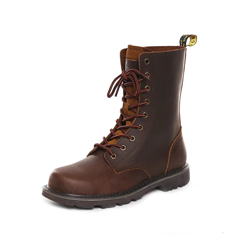 Hiking Shoes Men Waterproof Boots Hunting Shoes Tactical trekking Combat Boots Ankle sneaker Leather Snow High-top Walking Boots
