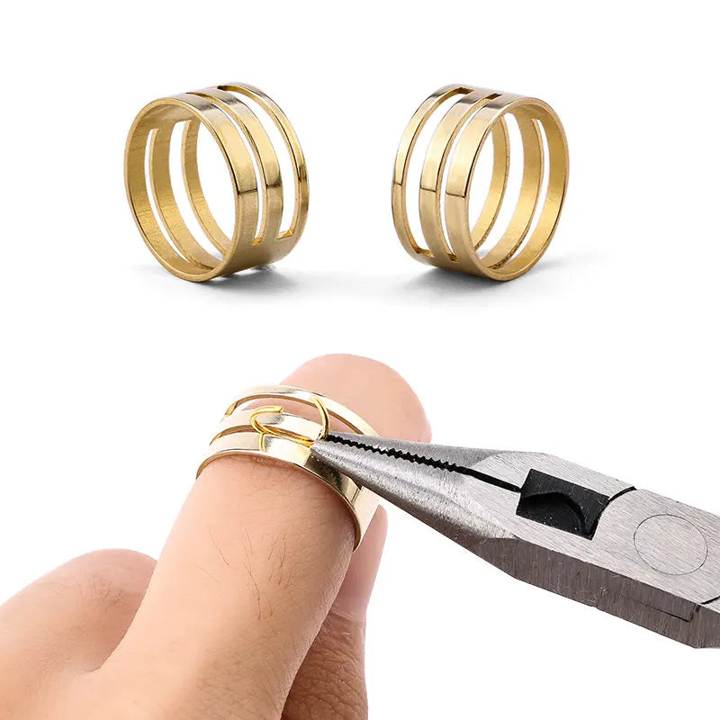 A Set Jewelry Findings Tool Set Open Jump Rings,Jewelry Pliers, Lobster Clasps hooks, jewelry tweezers Jewelry Making Supplies