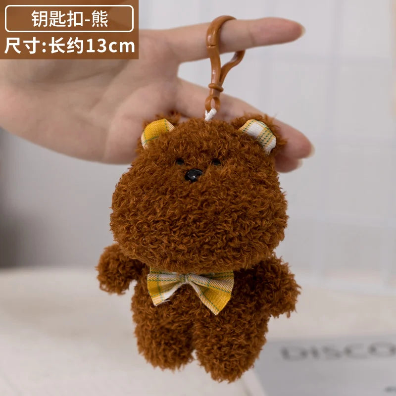 Kawaii Animals Plush Toy Soft Stuffed Lovely Tiger Rabbit Frog Teddy Bear Plush Doll Home Decor Kids Girls Birthday Day Gifts