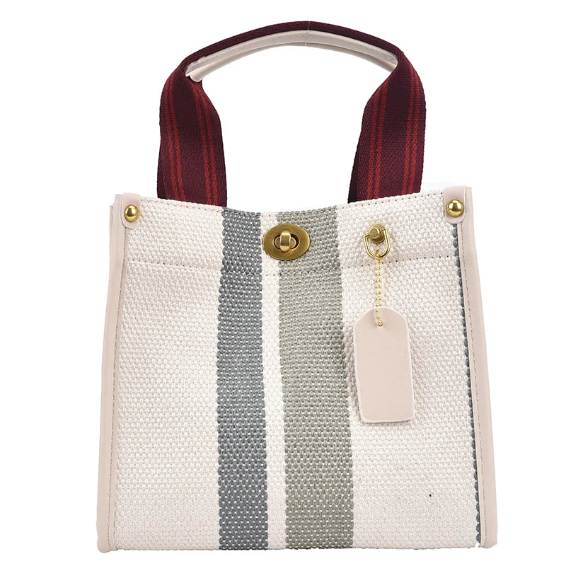 Luxury Women Canvas Handbags High Quality Ladies Large Capacity Purse Shoulder Bag Designer Female Travel Tote Messenger Bags