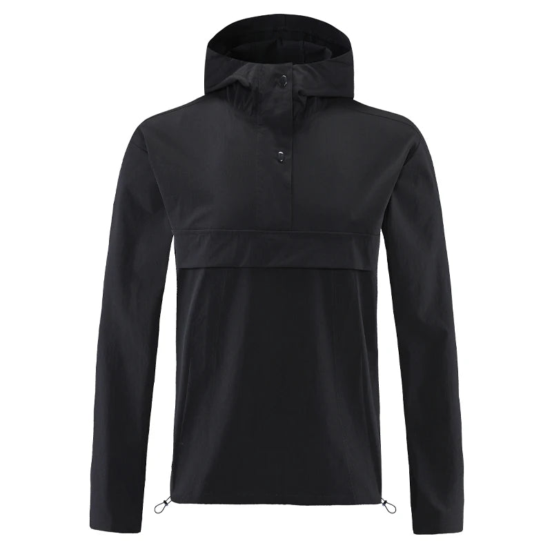 New Men Jackets Windbreak Autumn Camping Hiking Hoodie Soild Color Outdoor Training Male Running Sports Sweatshirts Coat