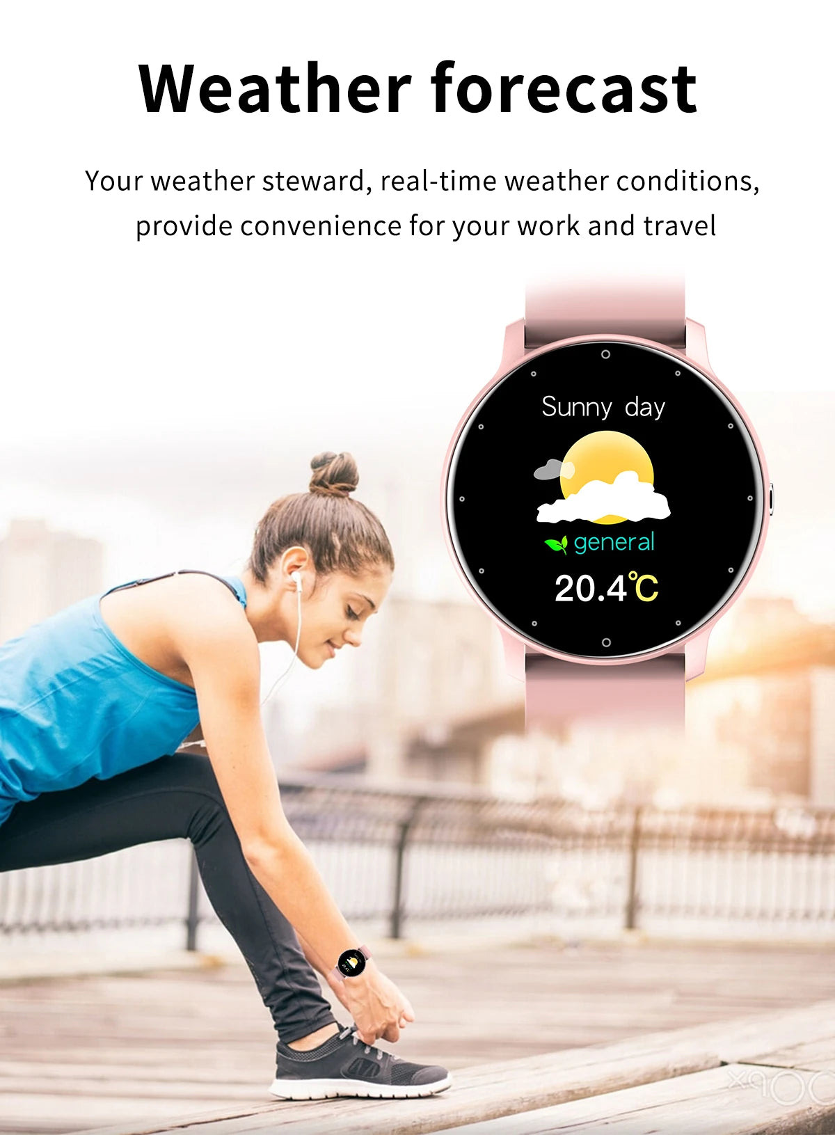 Reloj inteligente LIGE para mujer, hombre, regalo, relojes deportivos de fitness, monitor de ritmo cardíaco, Smartwatch resistente al agua para Xiaomi Android iOS