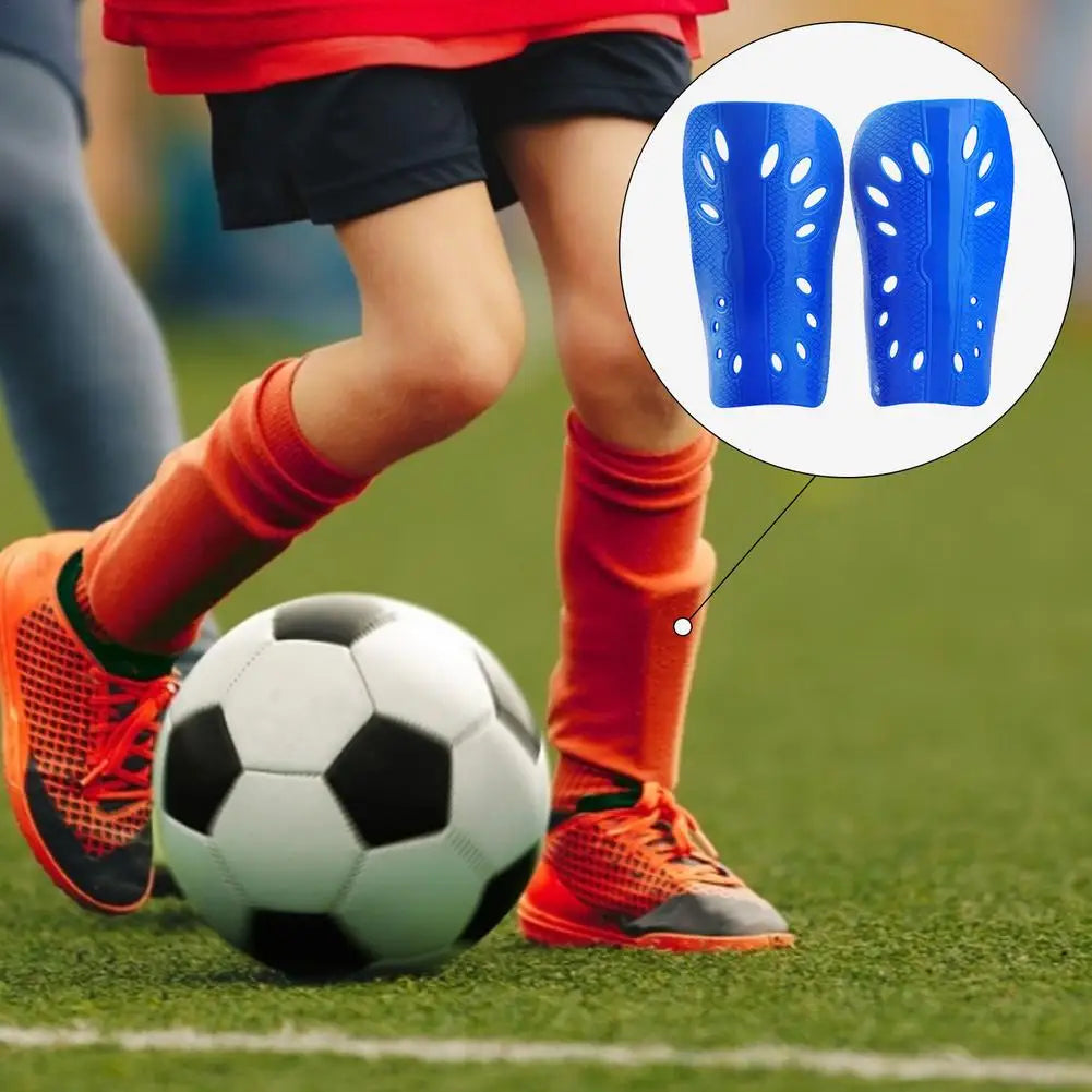 1 Pair Shin Pads for Football Protectors Pads Adult Kids Gear Breathable Sock Insert Board Training Legging Protective Gear