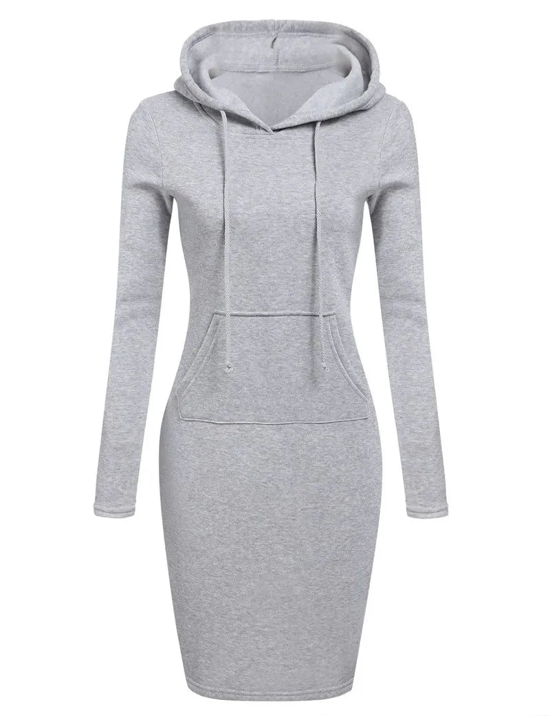 Hooded Sweatshirt Dress – Cozy, Casual & Effortlessly Stylish