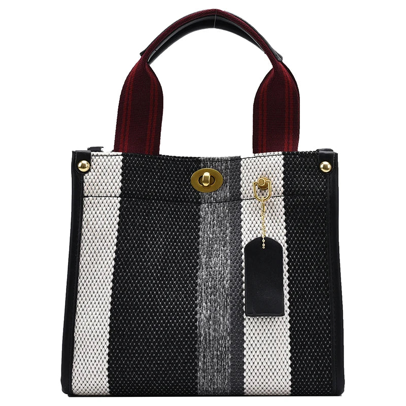 Luxury Women Canvas Handbags High Quality Ladies Large Capacity Purse Shoulder Bag Designer Female Travel Tote Messenger Bags