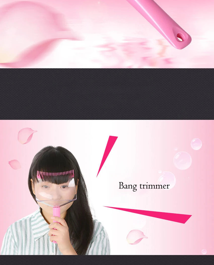 Professional Barber Hair Trimmer DIY Styling Tools Haircut Bangs Comb Hairdressing Hair Cutting Trimming Combs With Handle