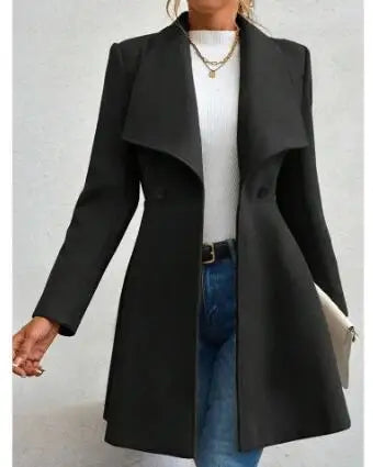Women’s Lapel Winter Work Coat