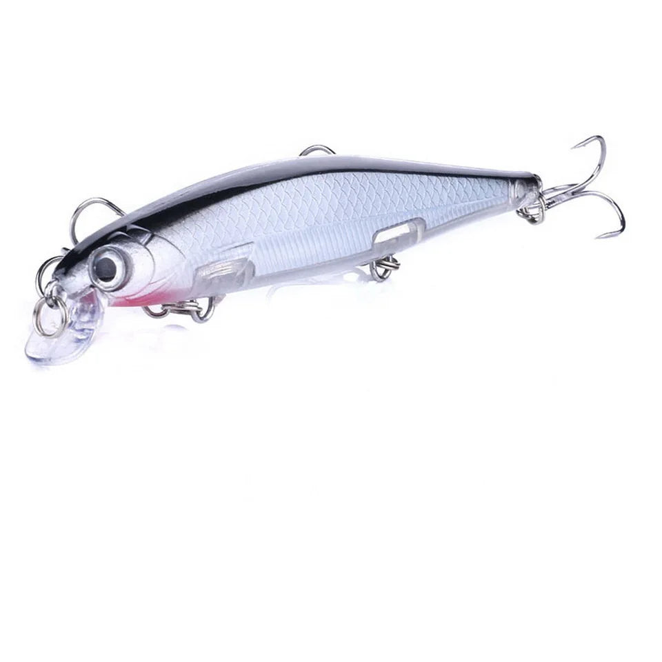 Señuelos de pesca Bass Big Fish de 110 mm y 13 g, Wobblers, cebo duro, Crankbait, señuelo Minnow de lengüeta corta para pesca de lucio