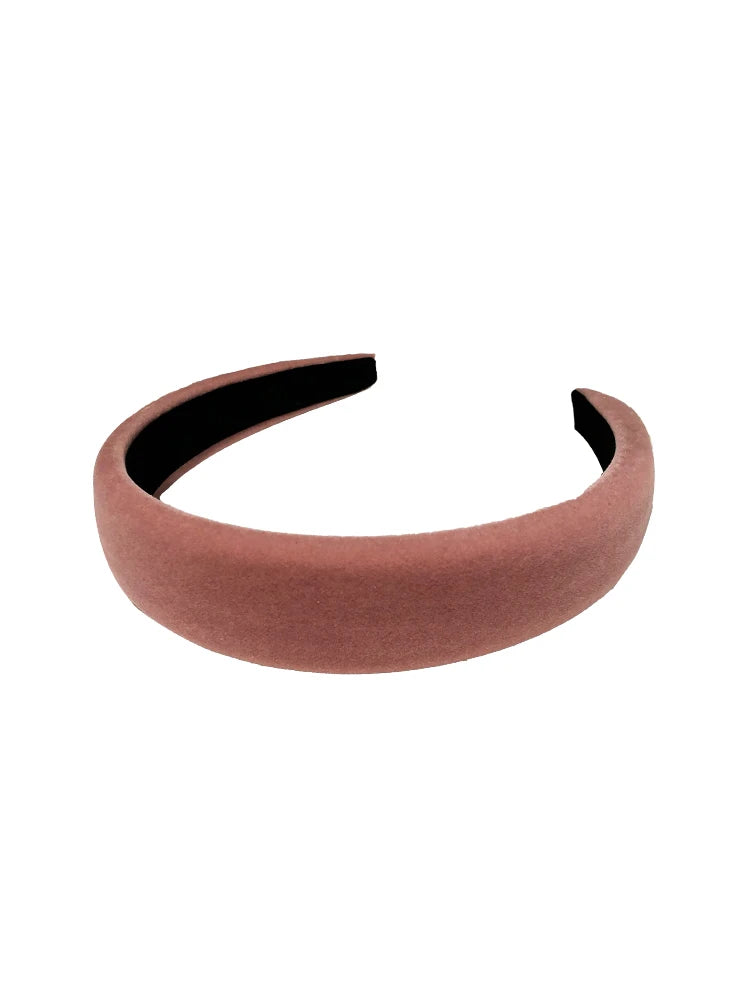 Bandeau d'hiver rembourré en velours