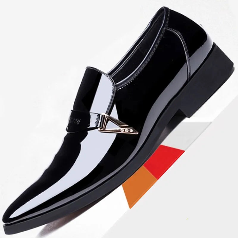 High Quality Brand Men Formal Shoes Men Oxford Leather Dress Shoes Fashion Business Men Shoes Pointed Wedding Shoes