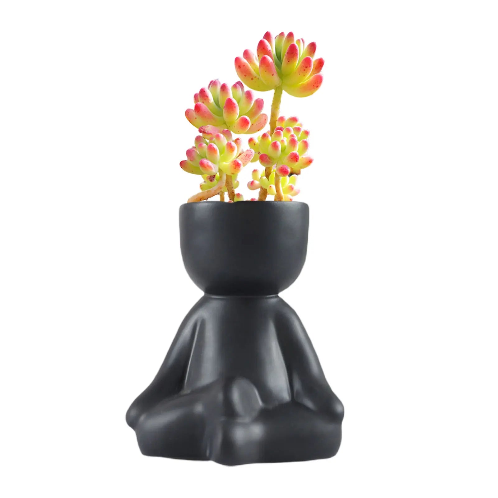 Ceramic Plants Pot Flower Pot Vase Planter Table Decoration Succulent Pot Vases Home Decor Ornaments Human Shaped Flower Pot