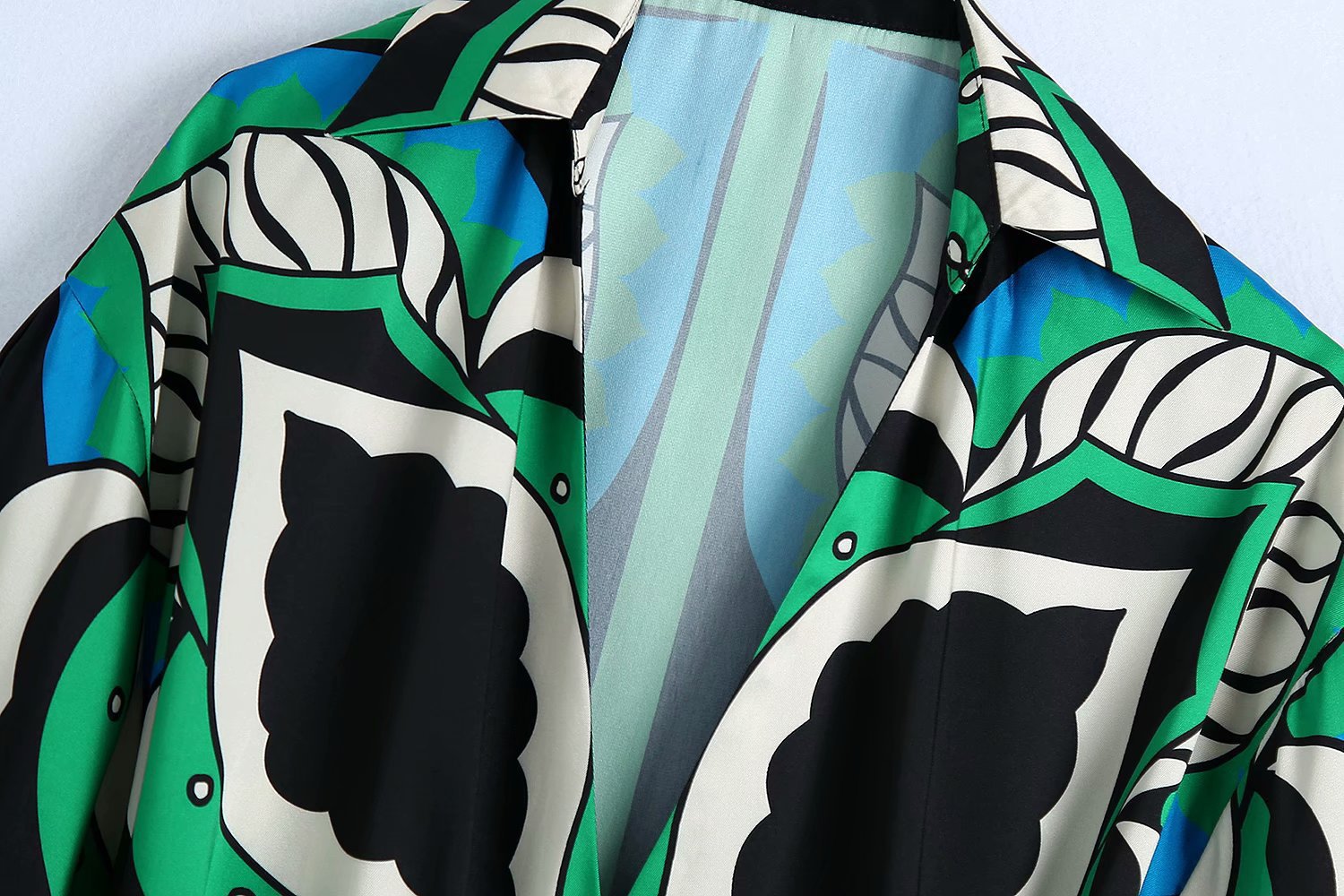 Women's Print Pajamas Set Summer Spring 3 Pieces Ladies Loose Sleepwear Kimono Streetwear V Neck Pijama Suit For Female 2024