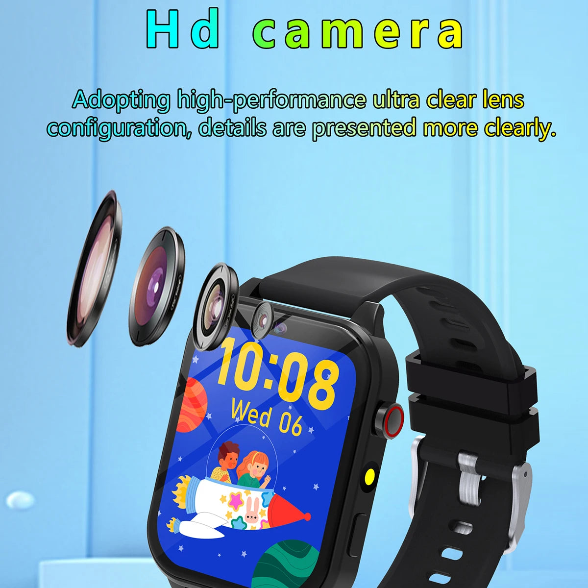 New Smart Watch For Kids 18 Games Waterproof Flashlight Remote Control Photography Boy Girl Holiday&Birthday Gifts