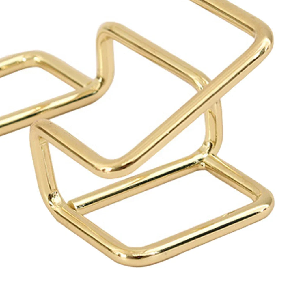 Business Card Display Holder Metal Desktop Minimalist Organizer for Office Countertop