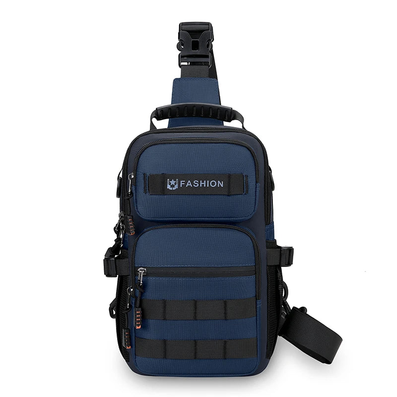 Hiking Chest Bag Travel Multifunctional Molle Backpack Lightweight Handbag Outdoor Cycling Climbing Rig Pouch Large Funny Pack