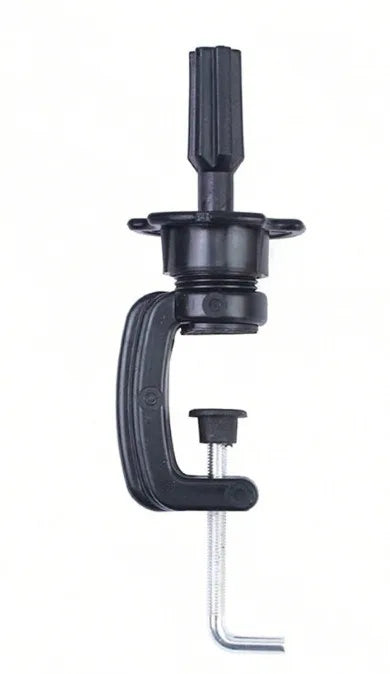 Wig Mannequin Head Stand Cosmetology Manikin Head Standard Holding Holder Clamp Stands Black (1Pc, Desktop Head Stand)