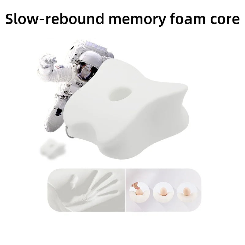 Almohada de espuma viscoelástica para piernas, almohada de cama para embarazadas, almohada de relajación para rodillas para ancianos, almohada para dormir de lado para aliviar el estrés