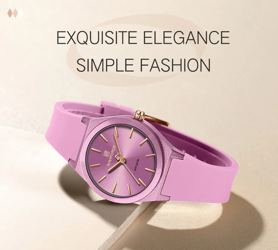 NAVIFORCE Women Watches Luxury High Quality Quartz Watch Ladies Creative Clocks Waterproof Female Wristwatches Relogio Feminino