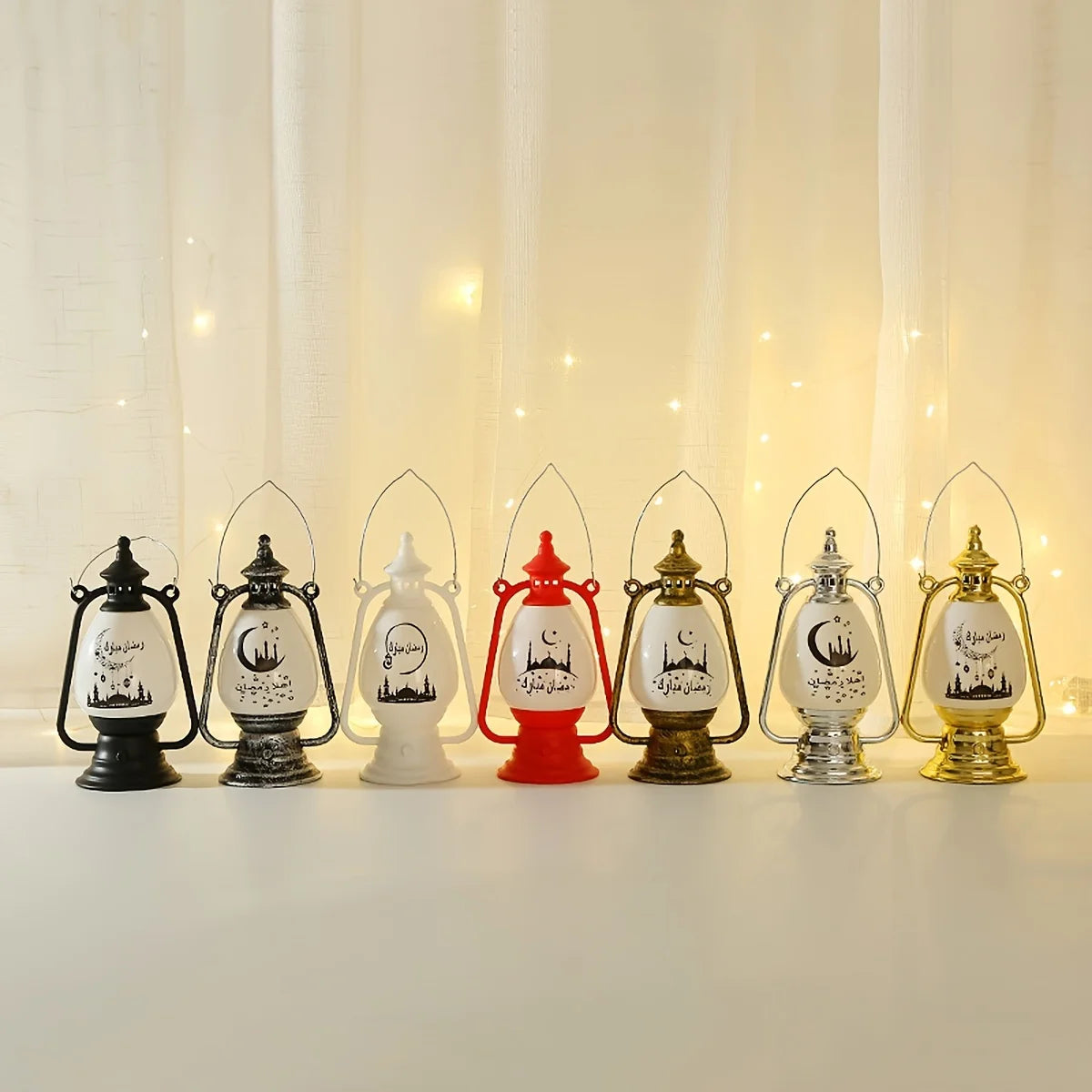 Muslim Decorations, LED candle lights, Ramadan decorative lantern lights, Eid al Fitr Decoration Home Party Gifts