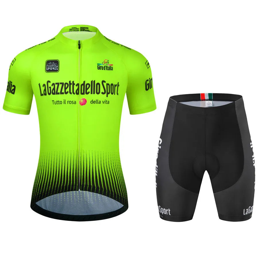 Tour Of Italy Ropa De Ciclismo Maillot Conjunto De Verano Bicicleta De Carretera De Manga Corta Ropa De Ciclismo Hombre Conjunto De Maillot Mtb Ropa Deportiva