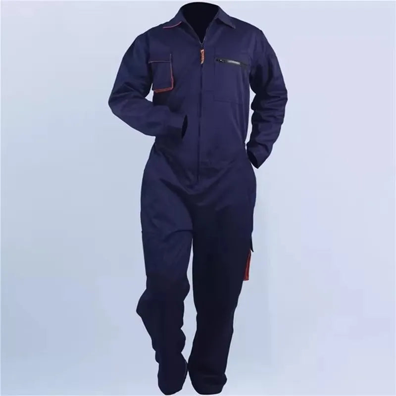 Work clothes for men and women, welding clothes, automotive repair workshop technicians, plus size clothing