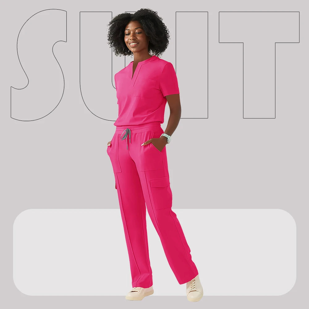 New Dentist Work Clothes Woman Soft Medical Uniform Pet Store Work Wear Surgery Workwear Medical Doctor Nurse Surgical Uniforms