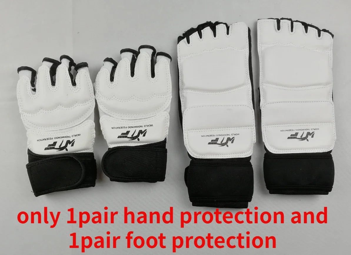 Taekwondo Combat Protective Gear Training Set Actual Combat Equipment Thicken Competition Martial Arts Protective Gear Set
