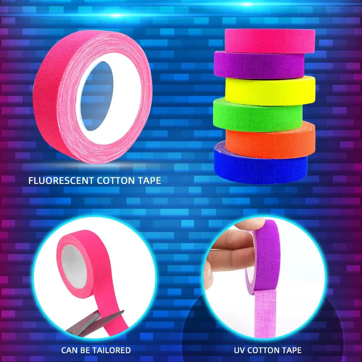 UV Blacklight Glow Tape