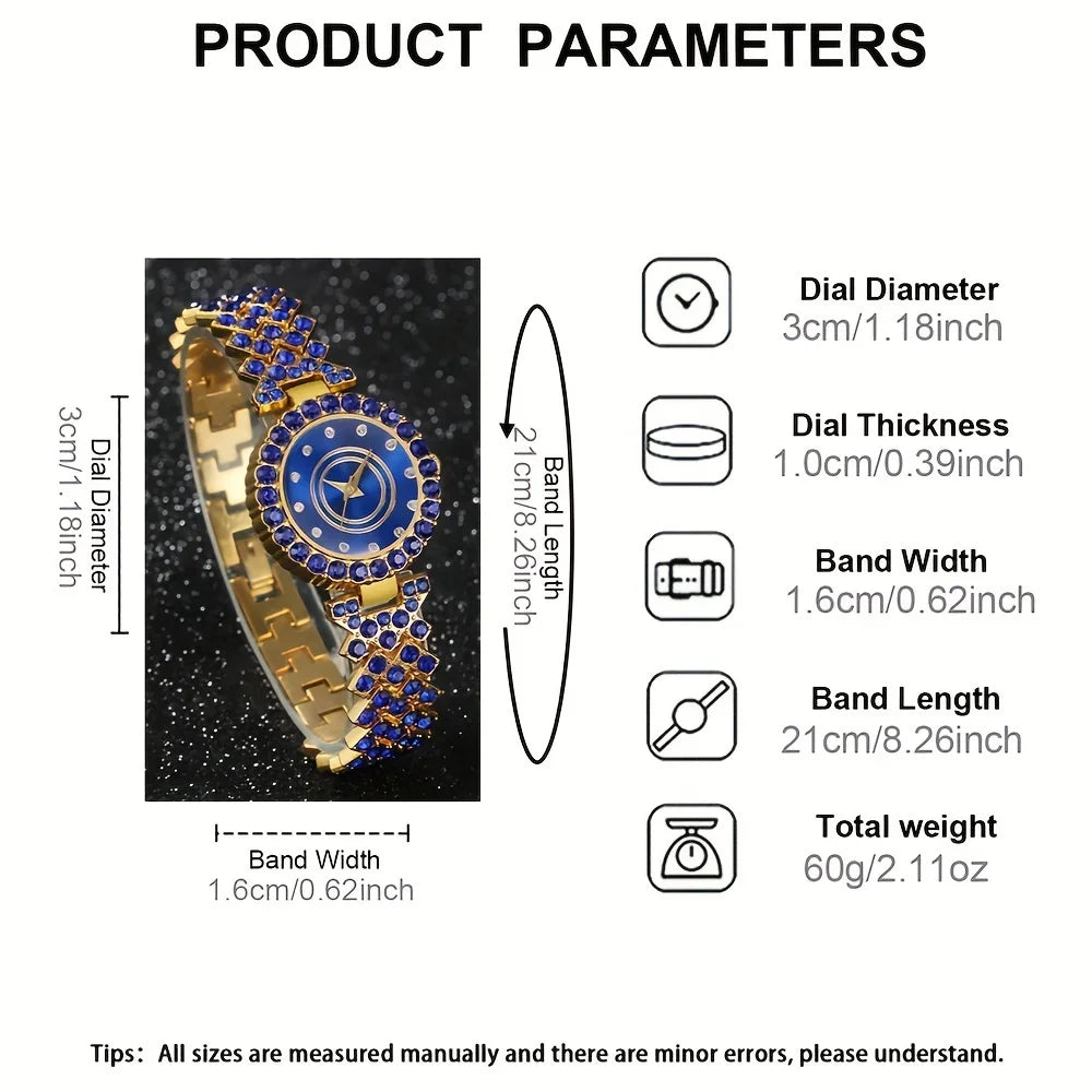 Ensemble de montre et de bijoux 6 pièces