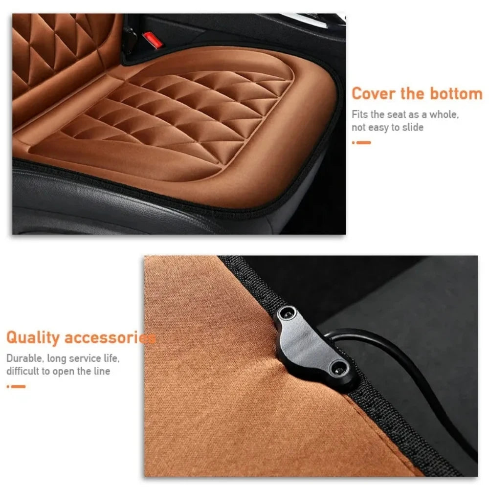 Car Seat Heating 12v Vehicle Headed Seat Cover Universal Driver Seat Cover Car Heater Cushion Pad