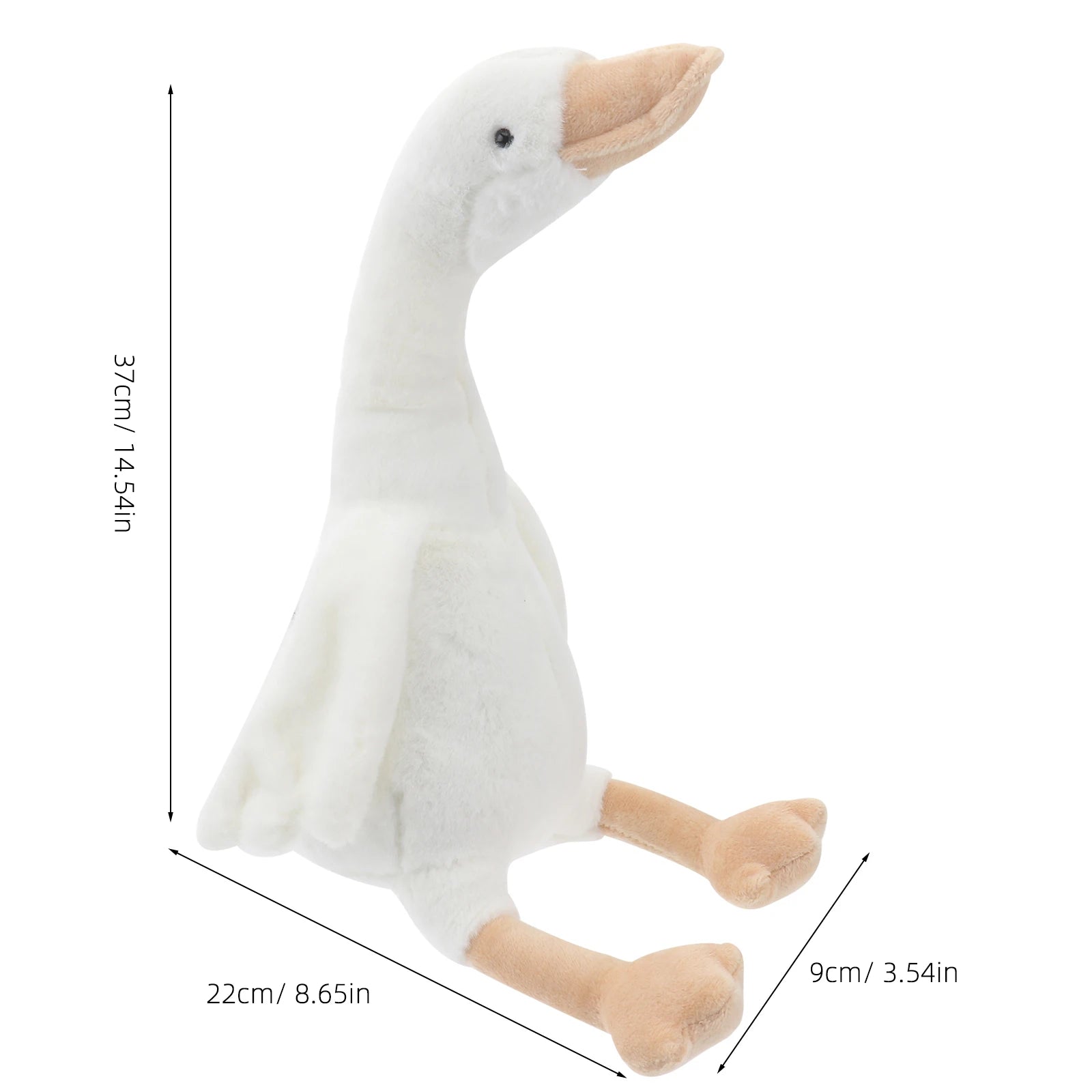 1Pc Long Neck Goose Stuffed Plush Cute Soft Stuffed Dolls Plushie Animals Toys for Kids Baby Children Birthday Gifts New 2025