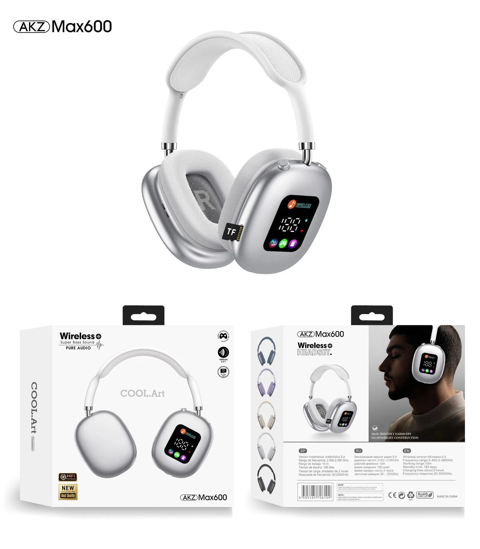 RGB Bluetooth Earphones