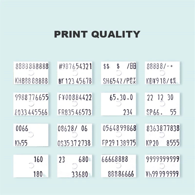 1 piece two line 10 character labeling machine price label gun label 2 lines suitable for retail store pricing label display too