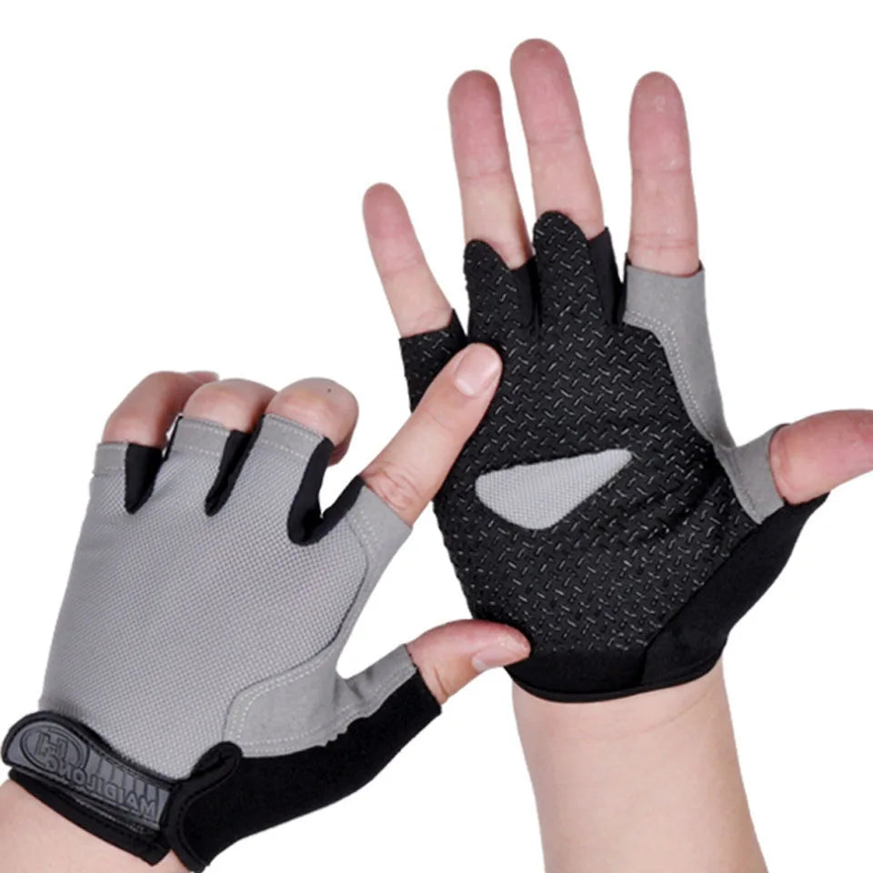 GTUBIKE Half Finger Weightlifting Gloves Cycling Fitness Shock Absorbent Non-slip Sports Climbing Outdoor For Men And Women