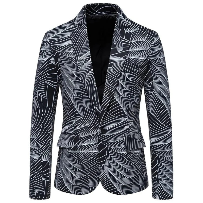 Men's casual sports jacket - Fashionable  wedding, business and  party suit jacket - high-end work  and casual jacket