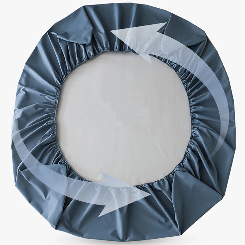 WOSTAR Waterproof mattress protector cover 150x190 single double queen king size elastic fitted sheet style bed protection pad
