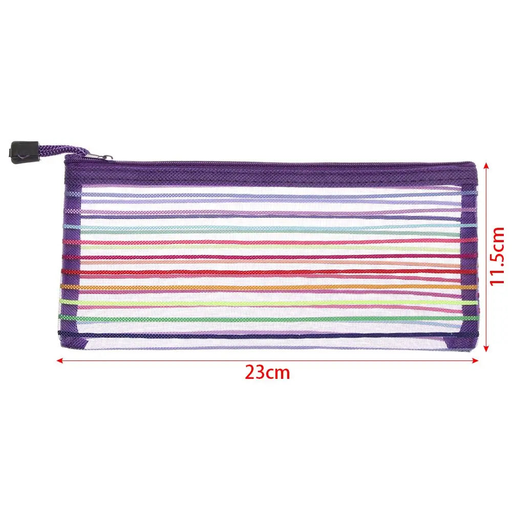 3/4 Compartment Pencil Case Multilayers Large Capacity School Student Pencil Cases Transparent Partition Pen Divider Pen Bag