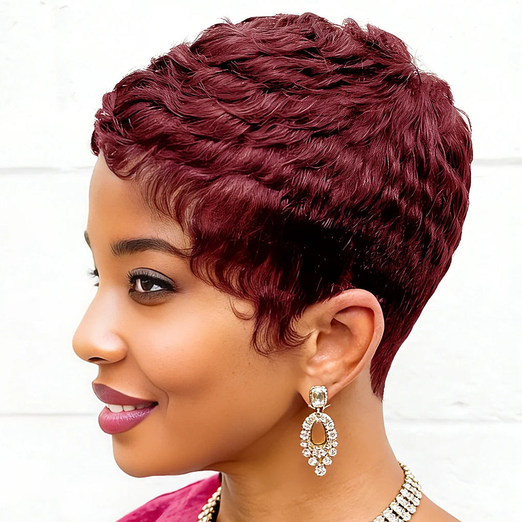 Pixie Wig with Bangs