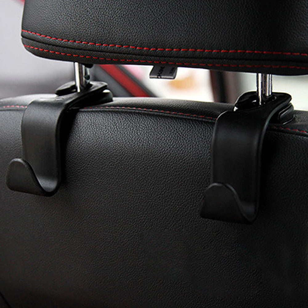 Gancho para reposacabezas de asiento de coche 4/2/1 piezas para organizador de asiento trasero de coche, colgador de almacenamiento para bolsos, carteras, ropa, abrigos