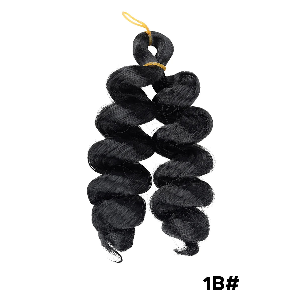 Synthetic Hair Extensions for Boho Braids & Twists French Curl Crochet Braiding wig Ginger Brown Loose Wave Spiral Curl Braiding