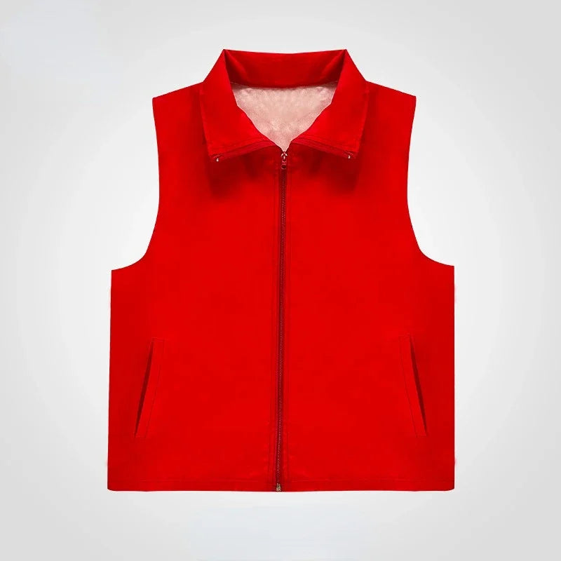Chaleco informal de protección de seguridad, ropa de trabajo para hombre y mujer, uniforme, chaqueta publicitaria, top