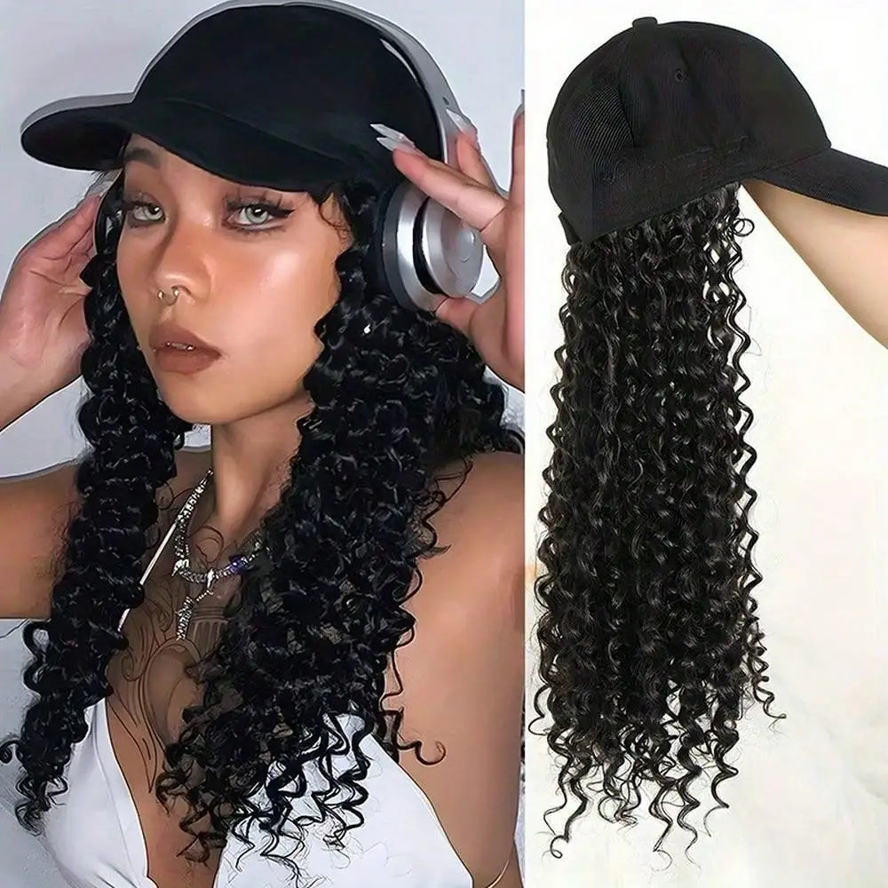 Long Hair Wig Hat